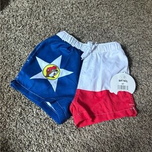 Kids Texas Flag Shorts - Blue, White, and Red